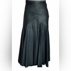 Vintage Gino di Giorgio Comint Leather Fully Skirt 3/4